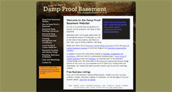 Desktop Screenshot of dampproofbasement.co.uk
